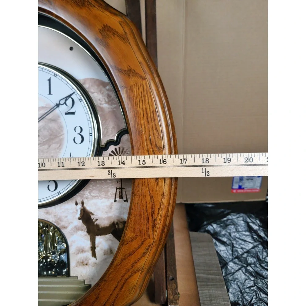 Rhythm Clocks Joyful Prairie Magic Motion Clock - Picture 8 of 15